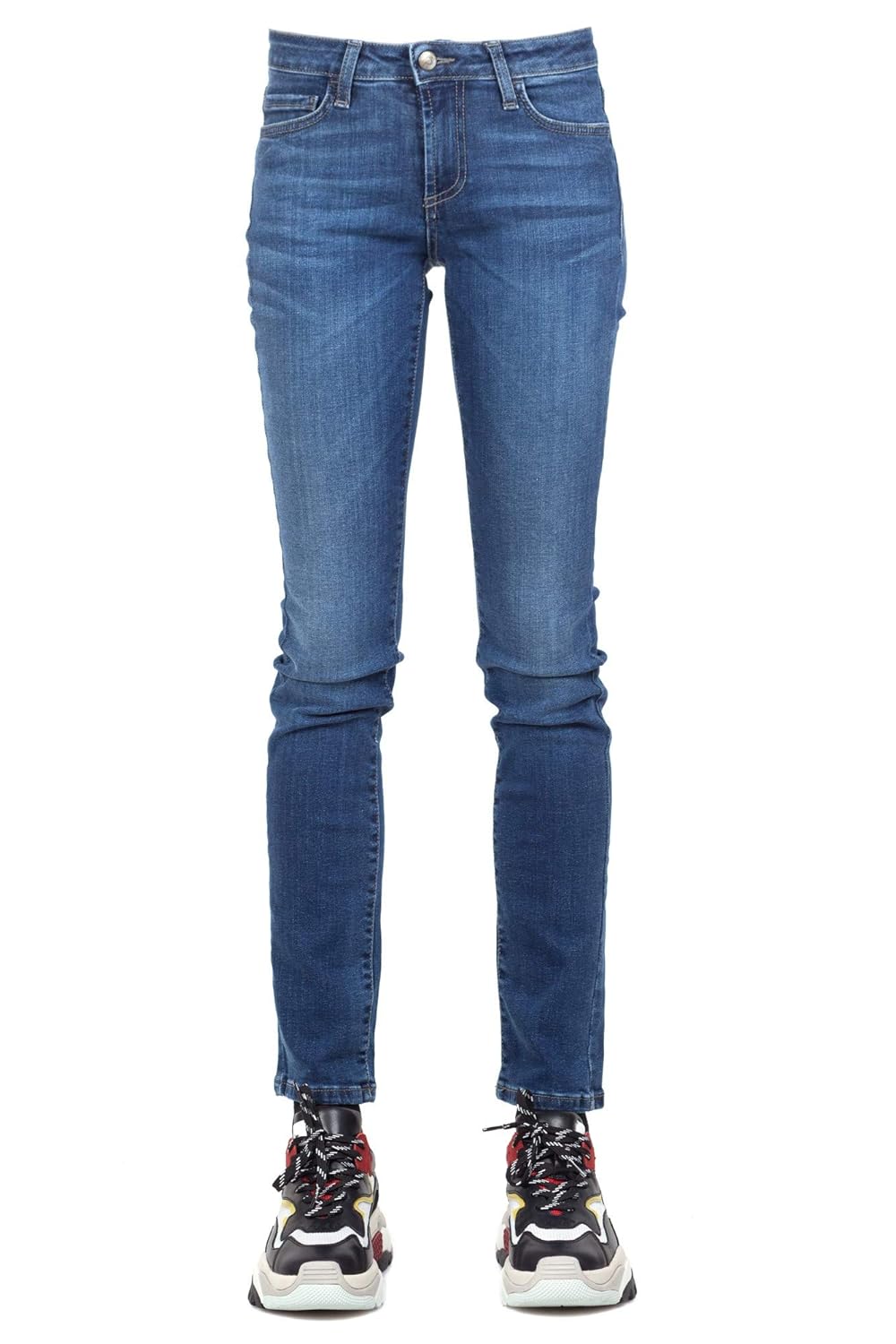 roy rogers 女人 rnd003d2941051 蓝色 棉 牛仔裤/意大利直邮